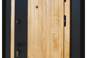 Wooden panelled door