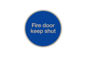 Fire Door Keep Shut sign