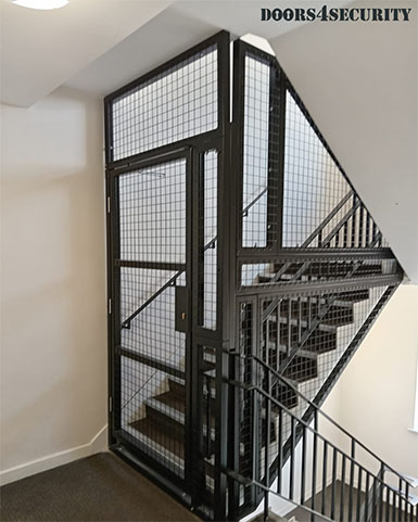 steel-door-gate-stairs